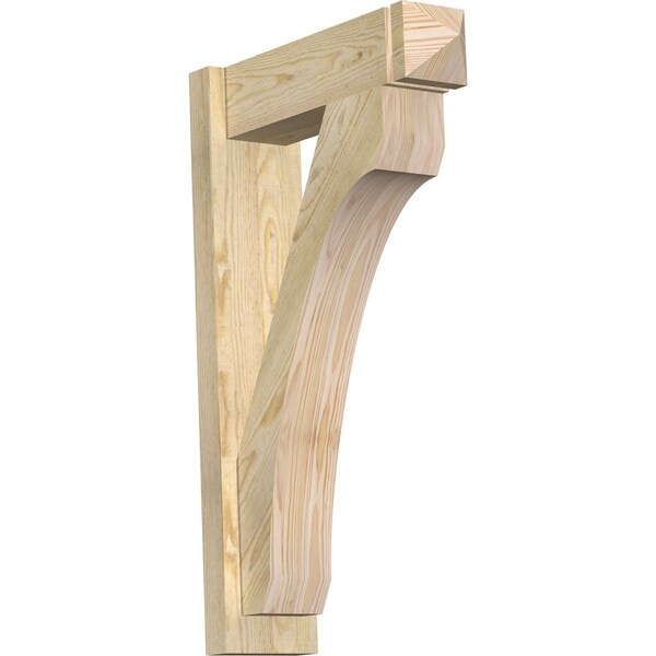 Ekena Millwork Legacy Arts & Crafts Rough Sawn Outlooker, Douglas Fir, 6"W x 20"D x 32"H OUT06X20X32LEC03RDF - main